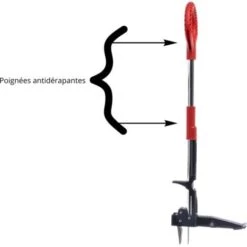 RootSlayer - VENTEO - Désherbeur Manuel Et Extracteur De Mauvaises Herbes Avec Pédale - Acier Inoxydable - Griffes Et Pédales Pour Déterrer Les Racines - Outil De Désherbage Manuel Pour Jardin -Jardin Doux Soldes Magasin 71562702 3