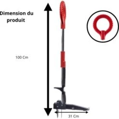 RootSlayer - VENTEO - Désherbeur Manuel Et Extracteur De Mauvaises Herbes Avec Pédale - Acier Inoxydable - Griffes Et Pédales Pour Déterrer Les Racines - Outil De Désherbage Manuel Pour Jardin -Jardin Doux Soldes Magasin 71562702 5