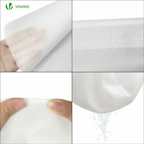 Lot De 3 Housse Hivernage Plante Avec Cordon Et Zipper Polypropylème 80g/m² 200x240cm Blanc 6 Lot De 3 Housse Hivernage Plante Avec Cordon Et Zipper Polypropylème 80g/m² 200x240cm Blanc – Image 5