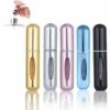 GDRHVFD Lot De 5 Atomiseurs De Parfum Rechargeables De 5 Ml, Mini Portable De Voyage Pour Homme Ou Femme En Voyage Ou En Soirée -Jardin Doux Soldes Magasin 78180186 1