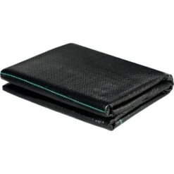 Toile De Paillage Couverture De Sol 1m X 10m, Contre Mauvaises Herbes De Jardin, Bâche Perméable Protection UV Haute Densité