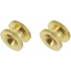 2x Passe Fil Tête Débroussailleuse Diamètre 4 Mm 11 Mm Hauteur 9 Mm Jardin Parc Entretien Œillet Laiton, Tête 2 Fils