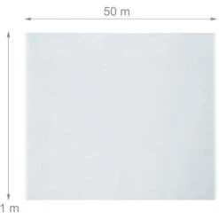 Relaxdays Géotextile Robuste, 150 G/m², Protection De Plantes, Perméable, Résistant Aux Intempéries, 1 X 50 m, Blanc -Jardin Doux Soldes Magasin 83287881 4