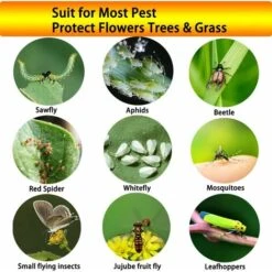 50 Pièges à Insectes, Papier Collant Double Face, Jaune Sticky Papiers Pour Blanc Feuille De Mouches, Les Pucerons, Mineur Avec Des Liens Torsadés,15cm X 20 Cm -Jardin Doux Soldes Magasin 85560502 4