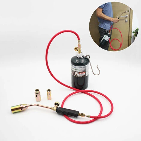 Desherbeur Thermique A Gaz Avec Régulateur De Pression Torche à Gaz Avec 3 Buses 4 Desherbeur Thermique A Gaz Avec Régulateur De Pression Torche à Gaz Avec 3 Buses – Image 2