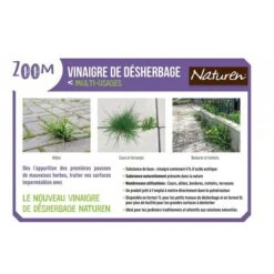 Naturen Vinaigre De Désherbage Multi-usages 5L (NVIN5) -Jardin Doux Soldes Magasin 88511846 3