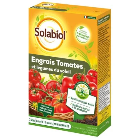 Solabiol Engrais Tomates Et Légumes-fruits - 750 G 3 Solabiol Engrais Tomates Et Légumes-fruits - 750 G