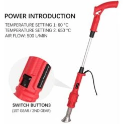 Brûleur De Mauvaises Herbes électrique, Brûleur De Mauvaises Herbes Avec Buse - Brûlez Les Mauvaises Herbes Et Le Charbon De Bois Bâton De Mauvaises Herbes Thermique 2 En 1, Jusqu'à 650 ℃ Puissant Out 9 Brûleur De Mauvaises Herbes électrique, Brûleur De Mauvaises Herbes Avec Buse - Brûlez Les Mauvaises Herbes Et Le Charbon De Bois Bâton De Mauvaises Herbes Thermique 2 En 1, Jusqu'à 650 ℃ Puissant Out -Jardin Doux Soldes Magasin 89861761 3