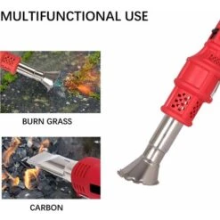 Brûleur De Mauvaises Herbes électrique, Brûleur De Mauvaises Herbes Avec Buse - Brûlez Les Mauvaises Herbes Et Le Charbon De Bois Bâton De Mauvaises Herbes Thermique 2 En 1, Jusqu'à 650 ℃ Puissant Out 11 Brûleur De Mauvaises Herbes électrique, Brûleur De Mauvaises Herbes Avec Buse - Brûlez Les Mauvaises Herbes Et Le Charbon De Bois Bâton De Mauvaises Herbes Thermique 2 En 1, Jusqu'à 650 ℃ Puissant Out -Jardin Doux Soldes Magasin 89861761 5
