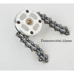 65Mn Durable Tondeuse Tête Bobine Jardin Tondeuse À Gazon Débroussailleuse Jardin Herbe Chaîne Tondeuse Pour Tondeuse À Gazon -Jardin Doux Soldes Magasin 90601293 3