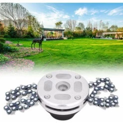 65Mn Durable Tondeuse Tête Bobine Jardin Tondeuse À Gazon Débroussailleuse Jardin Herbe Chaîne Tondeuse Pour Tondeuse À Gazon -Jardin Doux Soldes Magasin 90601293 4