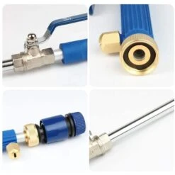 Pulvérisateur De Jardin Haute Pression De 46,5 Cm, Pistolet à Eau Haute Pression Pour Voiture, Lance De Pulvérisation Pour Tuyau D'arrosage, Nettoyeur Haute Pression, Pistolet à Eau Haute Pression -Jardin Doux Soldes Magasin 90621151 4