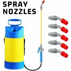 Lot De 5 Buses De Pulvérisation, Accessoires De Pulvérisation D'irrigation De Jardin, Pièces De Rechange Pulvérisateur, Pour L'arrosage Et Le Nettoyage -Jardin Doux Soldes Magasin 90995383 5