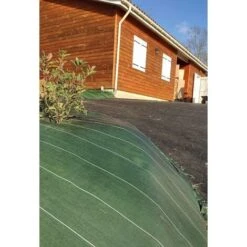 Vente Au Mètre / Largeur 5,15m Toile Bache De Paillage Vert Tissée Anti-Mauvaises Herbes 130g/m2 -Jardin Doux Soldes Magasin 91386820 3
