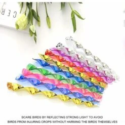 10 Batons Répulsifs D'oiseaux Réfléchissants De 30 Cm, Batons Répulsifs D'oiseaux Suspendus à Vis Pour Repousser Les Oiseaux, Balcon De Verger De Potager, Décoration De Bar KTV. -Jardin Doux Soldes Magasin 91610251 4