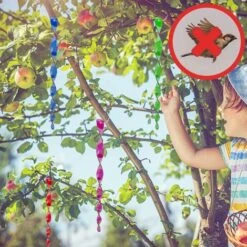 10 Batons Répulsifs D'oiseaux Réfléchissants De 30 Cm, Batons Répulsifs D'oiseaux Suspendus à Vis Pour Repousser Les Oiseaux, Balcon De Verger De Potager, Décoration De Bar KTV. -Jardin Doux Soldes Magasin 91610251 5