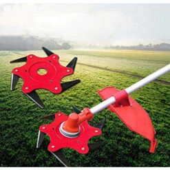 Tête De Rasoir En Acier, Mise à Niveau Professionnelle En Métal, Lame De Désherbage Universelle (rouge), 1 Pièce, Diamètre 245 Mm -Jardin Doux Soldes Magasin 92001413 5