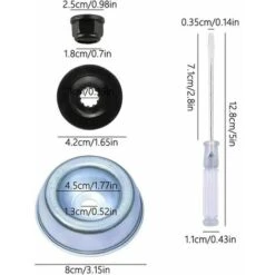 Tete Brosse Debroussailleuse Pour Désherbeurs Manuels, Tête Brosse Désherbage 6 Pouces Métallique, Brosse Métallique Pour Nettoyer Les Mauvaises Herbes Balcon Ou Jardin (25 Mm X 150 Mm) Cisea 10 Tete Brosse Debroussailleuse Pour Désherbeurs Manuels, Tête Brosse Désherbage 6 Pouces Métallique, Brosse Métallique Pour Nettoyer Les Mauvaises Herbes Balcon Ou Jardin (25 Mm X 150 Mm) Cisea -Jardin Doux Soldes Magasin 92331987 4