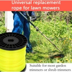 Fil De Coupe 100M Fil De Tonte Pour Débroussailleuse -Jardin Doux Soldes Magasin 92592299 3