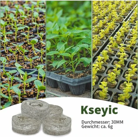 50 PCS Pastilles De Culture, Tourbe Compressée, Avec Nutriments Bloc De Nutrition Pour Semis, Pour La Culture De Plantes De Jardinage 4 50 PCS Pastilles De Culture, Tourbe Compressée, Avec Nutriments Bloc De Nutrition Pour Semis, Pour La Culture De Plantes De Jardinage – Image 2