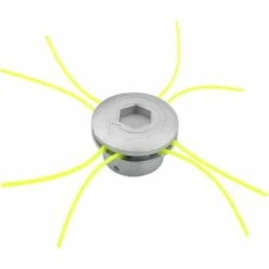 Aluminium Tête De Débroussailleuse Aluminium Fils Tête Coupe-bordure 4 Lignes Universel Tete Debroussailleuse Pour Jardin,Pelouse,Patio