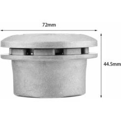 Aluminium Tête De Débroussailleuse Aluminium Fils Tête Coupe-bordure 4 Lignes Universel Tete Debroussailleuse Pour Jardin,Pelouse,Patio -Jardin Doux Soldes Magasin 93579450 4