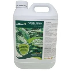 CULTIVERS Boue D'ortie Biologique, 5 L. Action Insecticide, Fongicide, Acaricide. Corrige La Chlorose Ferrique. Substance De Base Naturelle Pour La Lutte Contre Les Parasites Et Les Champignons