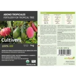 CULTIVERS Engrais Organique Pour Plantes Tropicales Et Arbres Pour Avocat, Mangue, Litchi, Pitahaya, Papaye Et Goyave, 5 Kg -Jardin Doux Soldes Magasin 93581790 5