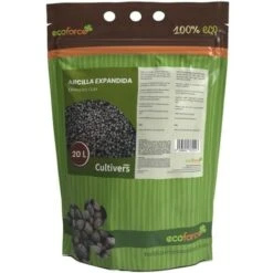 CULTIVERS Argile élargie Arlita 20 L. Substrat Boules Pour Drainage Des Pots, Jardins Et Cultures Hydroponiques. Empêche Le Collage, La Pourriture Des Racines. -Jardin Doux Soldes Magasin 93582030 4
