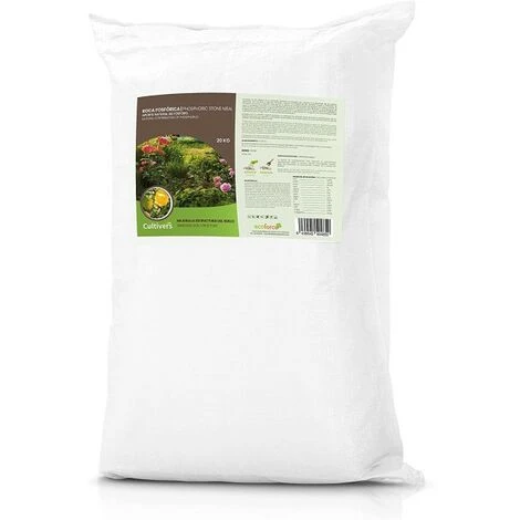 CULTIVERS Roche Phosphorique 20 Kg Qui Fournit Une Contribution De 100% De Phosphore Écologique, Recommandé Pour Un Bon Développement Végétatif 3 CULTIVERS Roche Phosphorique 20 Kg Qui Fournit Une Contribution De 100% De Phosphore Écologique, Recommandé Pour Un Bon Développement Végétatif