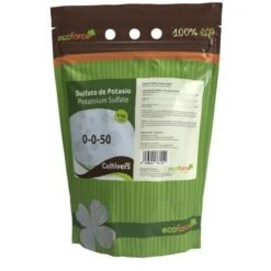 Engrais à Base De Sulfate De Potassium CULTIVERS Pour Plantes De Jardin Et D'aquarium, 5 Kg. Engrais Soluble Dans L'eau Qui Fournit Du Potassium Et Du Soufre Aux Cultures. Réducteur De PH Dans Les Sol