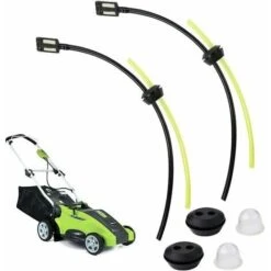 RAINBOW Accessoires De Tondeuse à Gazon, Tuyau D'essence Débroussailleuse De Rechange, 2pcs Jaune, Pcs Filtre à Essence, Pour Taille-haie Taille-haie -Jardin Doux Soldes Magasin 94385767 2