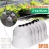 Lot De 6 Cloches Réutilisables En Plastique En Forme De Dme De Protection Pour Le Sol De Jardin Froid/chaud Et Les Plantes De Culture, Transparent 1 Lot De 6 Cloches Réutilisables En Plastique En Forme De Dme De Protection Pour Le Sol De Jardin Froid/chaud Et Les Plantes De Culture, Transparent -Jardin Doux Soldes Magasin 94700667 1