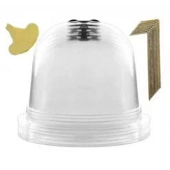 Lot De 6 Cloches Réutilisables En Plastique En Forme De Dme De Protection Pour Le Sol De Jardin Froid/chaud Et Les Plantes De Culture, Transparent -Jardin Doux Soldes Magasin 94700667 4