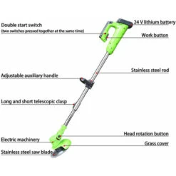 Débroussailleuse Sans Fil Avec Batterie 24V 8000mAh -Jardin Doux Soldes Magasin 94720130 3