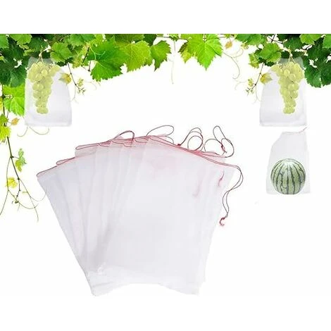Lot De 100 Sacs En Filet Anti-Insectes,Filet De Jardin Protection En Nylon,Sac Protection Fruits Et Plantes Réutilisables,Sachet Pour Raisin Anti-Oiseaux Avec Cordon De Serrage (35 X 25cm (50pcs)) 3 Lot De 100 Sacs En Filet Anti-Insectes,Filet De Jardin Protection En Nylon,Sac Protection Fruits Et Plantes Réutilisables,Sachet Pour Raisin Anti-Oiseaux Avec Cordon De Serrage (35 X 25cm (50pcs))