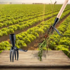 Extracteur De Mauvaises Herbes Debout Pas De Flexion Désherbage Jardinage Désherbeur Vertical -Jardin Doux Soldes Magasin 95361480 4