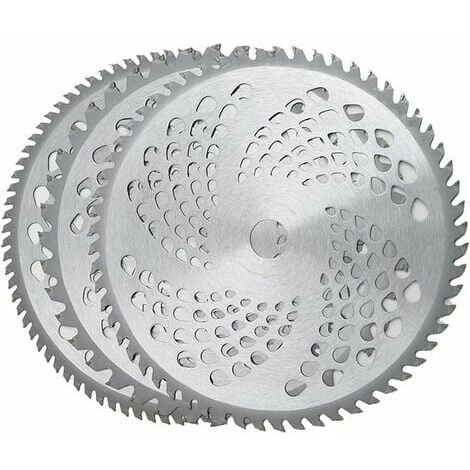 Lame De Débroussailleuse En Alliage De Carbure De 25,4 Cm Pour Désherbeur, 3 Lames De Désherbage Lame De Coupe-herbe Lame De Scie Circulaire Lame De Débroussailleuse 40T, 60T, 80T 3 Lame De Débroussailleuse En Alliage De Carbure De 25,4 Cm Pour Désherbeur, 3 Lames De Désherbage Lame De Coupe-herbe Lame De Scie Circulaire Lame De Débroussailleuse 40T, 60T, 80T