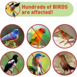 Bande Repulsif 50M Anti Pigeon Effaroucheur D'oiseaux Double Face Anti Oiseaux Bande Anti-Oiseaux Holographique Brillant Pour Effrayer Les Oiseaux Effaroucheur D' Oiseaux -Jardin Doux Soldes Magasin 96502109 4