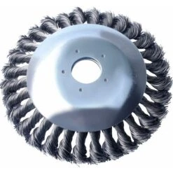 Brosse à Mauvaises Herbes Pour Débroussailleuse 8 Pouces(200mm X 25.4 Mm), Disque De Tondeuse à Gazon En Métal Pour L'entretien De Jardin De Coupeur De Brosse