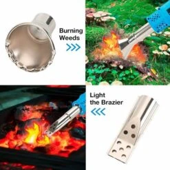 Désherbeur Thermique 3 En 1 (Brûleur, Allume-barbecue) - Écologique - Sans Gaz - Fonctionnement électrique - Puissance : 2000 W - Température : De 80 °C à 650 °C -Jardin Doux Soldes Magasin 97199454 2