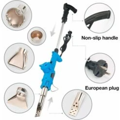 Désherbeur Thermique 3 En 1 (Brûleur, Allume-barbecue) - Écologique - Sans Gaz - Fonctionnement électrique - Puissance : 2000 W - Température : De 80 °C à 650 °C -Jardin Doux Soldes Magasin 97199454 3