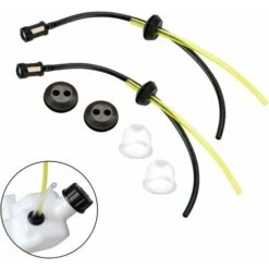 Deux Ensembles Universels De Filtres à Essence Avec Joints Et Passe-durites Pour Tuyaux D'essence De Tondeuses Et Débroussailleuses -Jardin Doux Soldes Magasin 97236475 5