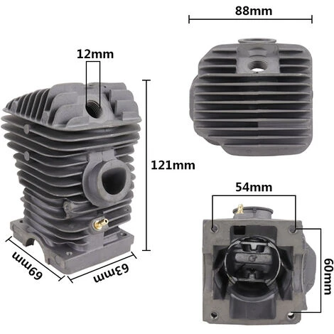 Nouveau Kit De Piston De Cylindre STIHL 250 Ensemble D'accessoires De Piston De 5 Pièces 6 Nouveau Kit De Piston De Cylindre STIHL 250 Ensemble D'accessoires De Piston De 5 Pièces – Image 4