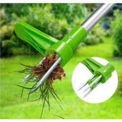 Extracteur De Mauvaises Herbes Manuel Avec Poignée En Acier Et 3 Griffes -Jardin Doux Soldes Magasin 97500529 4