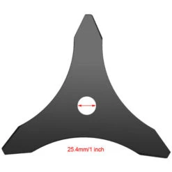 Lame De Débroussailleuse à Trois Dents One-For-All Pour Machines Stihl, Husqvarna, Mitox, Echo, Kawasaki Et Autres