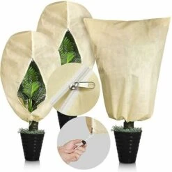 2 Paquets De Couvertures De Plantes Protection Contre Le Gel, Couverture D'arbre D'hiver Pour La Prévention Des Insectes Contre Les Insectes Par Gel Froid 80cm 120cm Thsinde