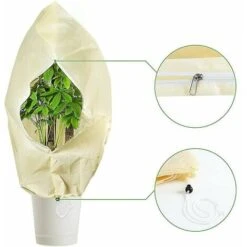 2 Paquets De Couvertures De Plantes Protection Contre Le Gel, Couverture D'arbre D'hiver Pour La Prévention Des Insectes Contre Les Insectes Par Gel Froid 80cm 120cm Thsinde -Jardin Doux Soldes Magasin 97981407 3