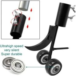 Outil De Désherbage à Roulettes 2 En 1, Outil De Désherbage De Jardin, Outil De Désherbage Sans Genoux Pour Nettoyer Entre Les Ardoises, Les Pavés, Les Terrasses Et Les Pelouses -Jardin Doux Soldes Magasin 99454667 4